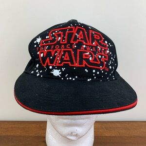 STAR WARS The Force Awakens OSFM Cap Hat Red Black White Embroidered Snapback